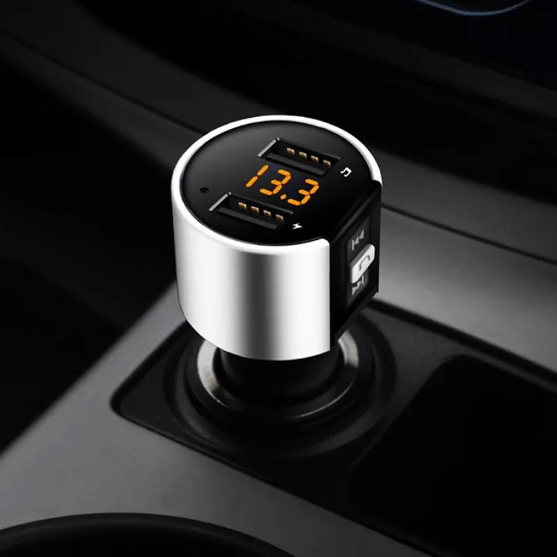 C26S Bluetooth Car Kit Handsfree FM Transmitter Wireless MP3 Player Dual USB Charger | Автомобили и мотоциклы