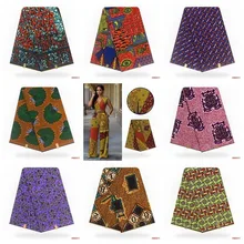 Настоящий воск высокого качества настоящий воск настоящий голландский Африканский вощеная ткань настоящий дизайн для женщин платье 6 ярдов
