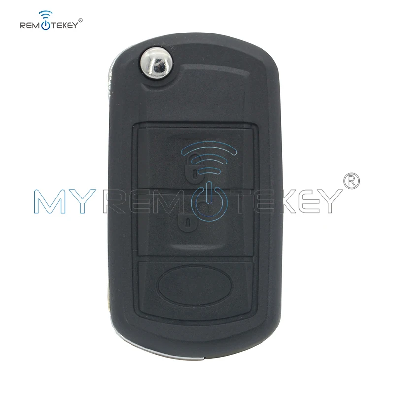 Remtekey Flip remote key shell HU101 blade 3 button for Landrover LR3 Range Rover 2007 2008 2009 2010