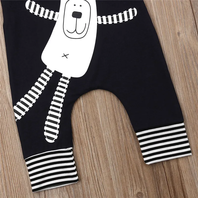 Одежда для новорожденных roupa de bebe милые Ползунки для новорожденных мальчиков и девочек Пасхальный комбинезон с зайчиком Нарядный комбинезон