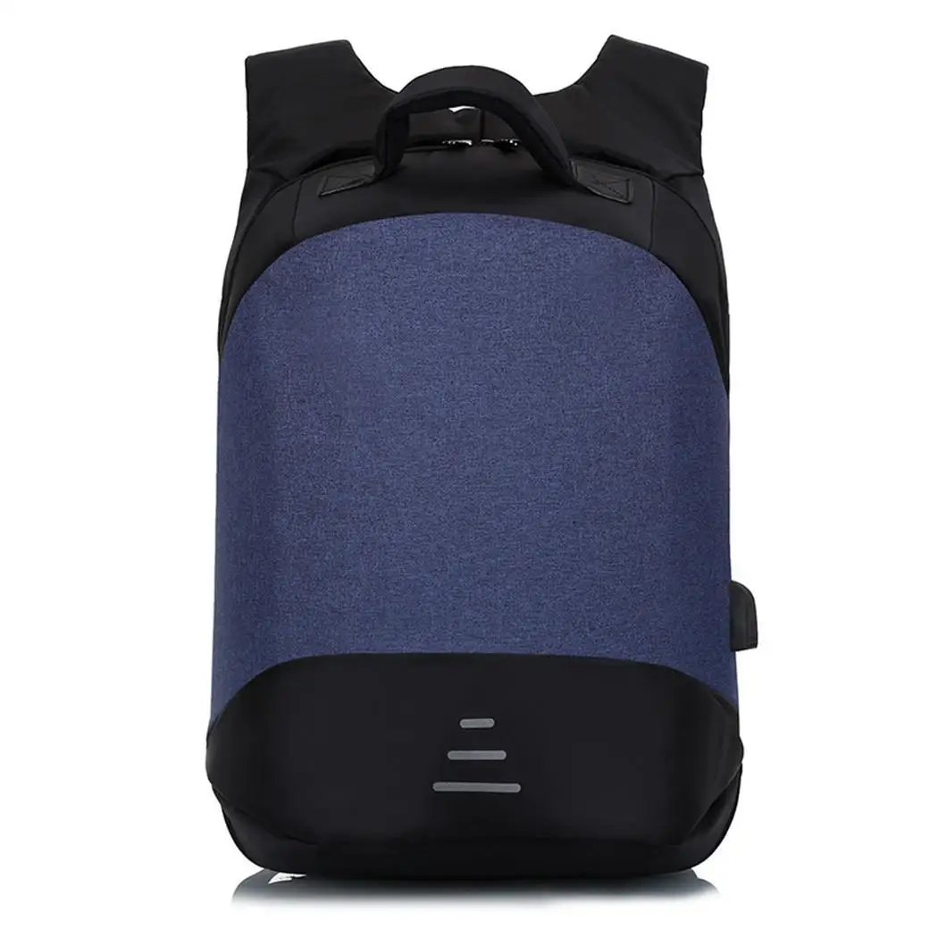 

Men Casual Multi Pockets Adjustable Strap Zipper Patchwork Ablout 20L 2 Closure Backpack Bag Square