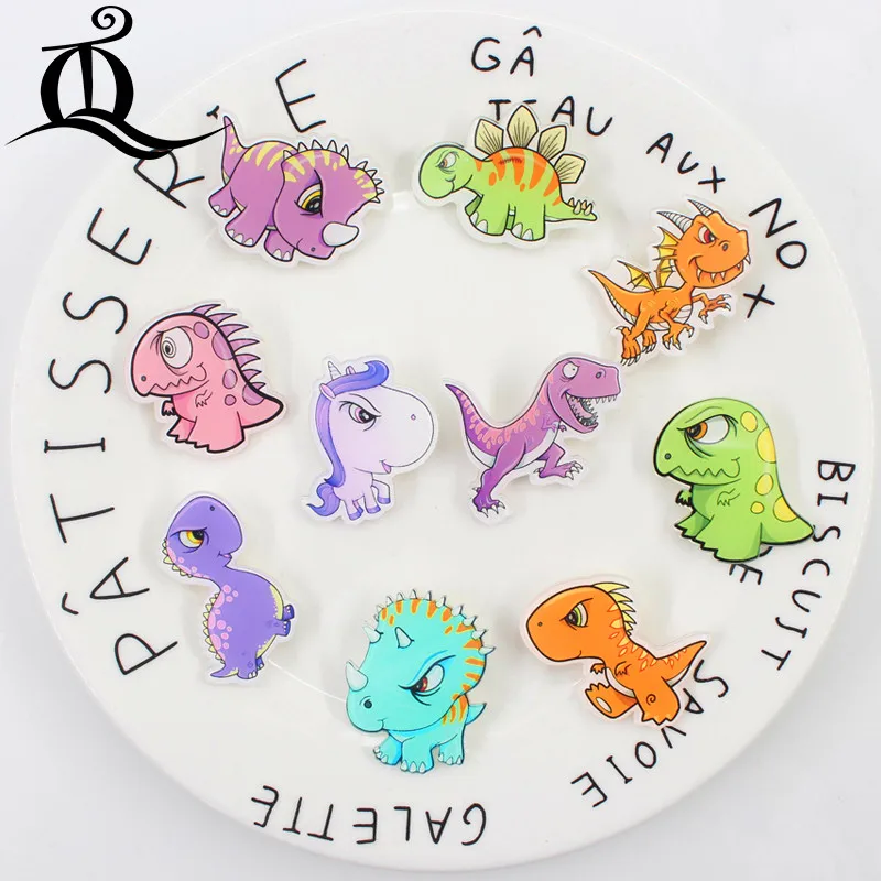 

1 PC cartoon dinosaur Series Acrylic Badges Kawaii Badge Kawaii Icons on The Backpack Badges for Clothing Pin Brooch 78