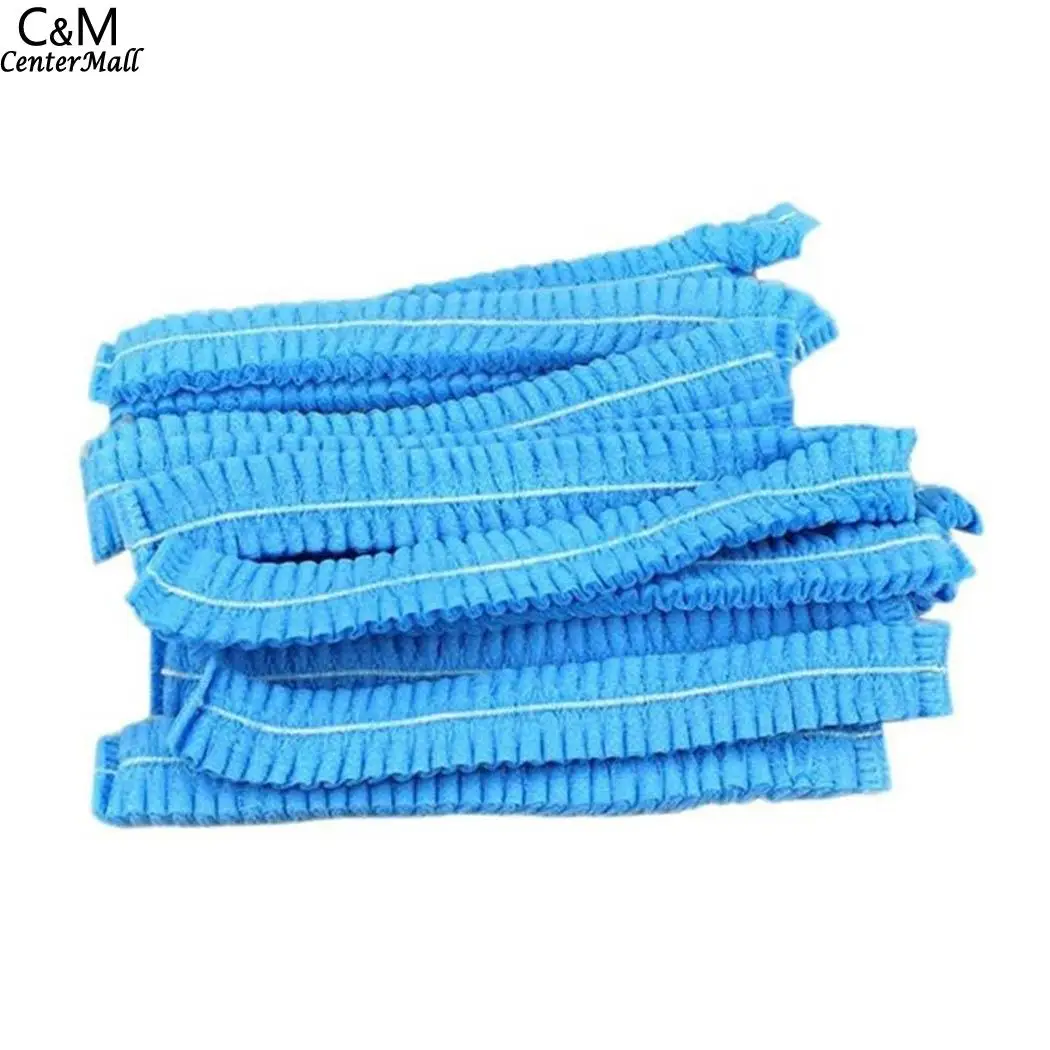 

Unisex Disposable Multi-function Caps Elastic Hair Care Protector Hat Cap Pack of Shower Cap(10Pcs)
