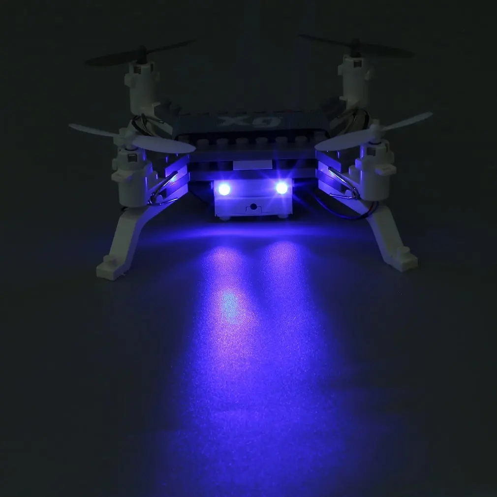 XG171 Smart RC 2.4G RC Building Block 3D Bricks FPV Quadcopter Drone Aircraft with Camera Altitude Hold Headless Mode 3D Flips