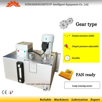 

Electric lubrication oil grease pump lubricator gear oiler 20L iron tank 380V long running PLC control CW5202-2000T