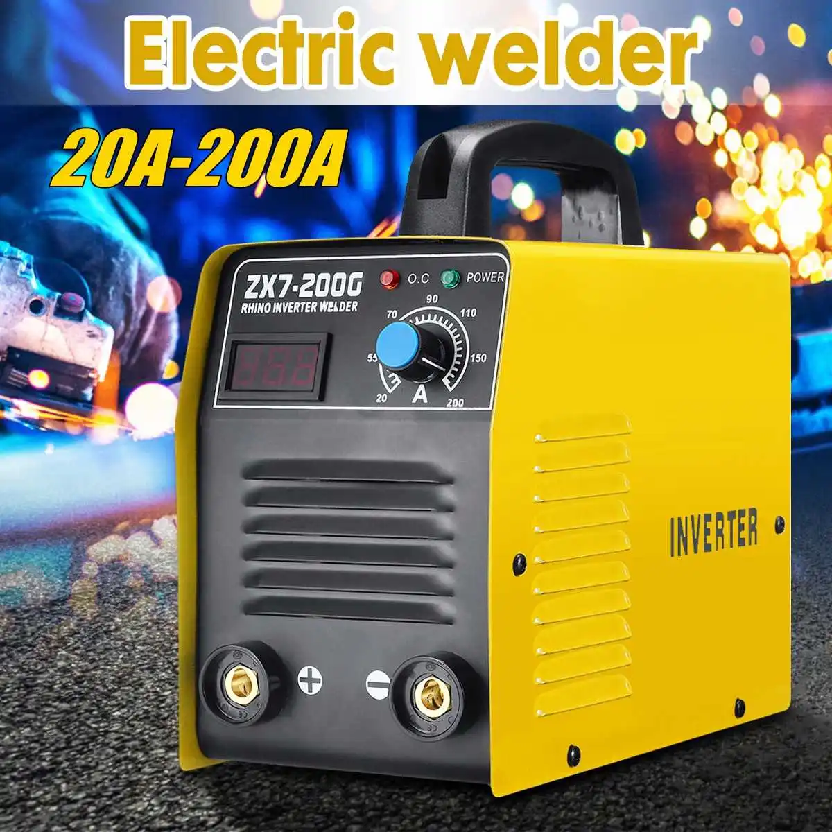 

New 220V 20-200A 25KVA Handheld Mini MMA IGBT Inverter Mini Electric IGBT MMA ARC ZX7 7Welding Welder-Machine Tool
