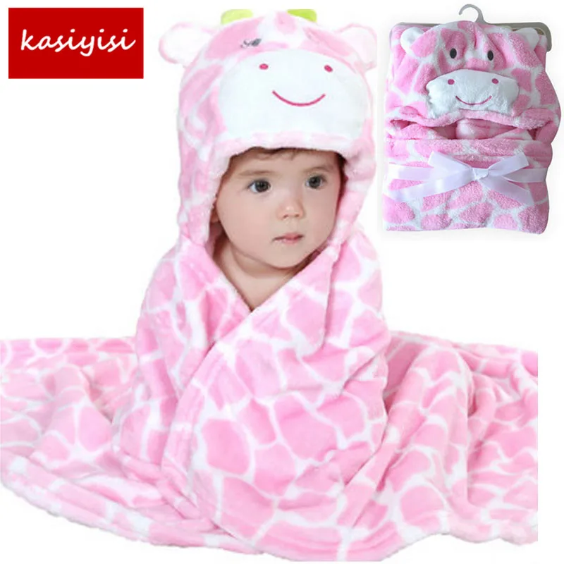 Haute qualité peluche bébé couverture nouveau-né lange d'emmaillotage Super doux bébé sieste réception couverture animal manta bebe cobertor bebe