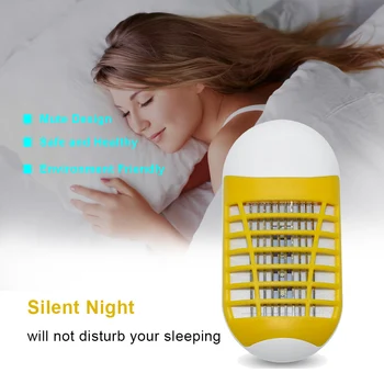 

New Arrival AC110-220V Indoor Mosquito Killer Lamp Mosquito Repellent Lamp with Light Sensor Plug-in Bug Zapper