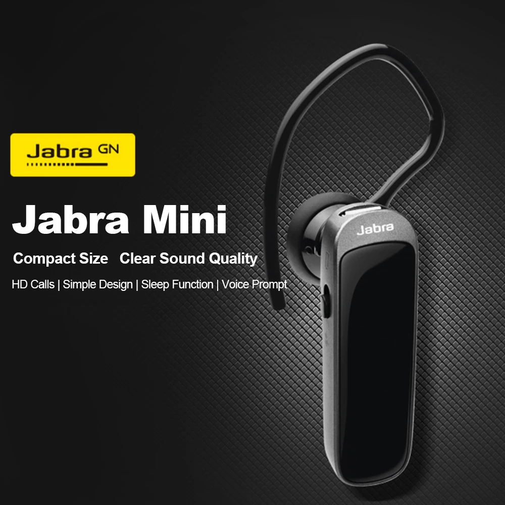 Jabra Mini/Talk 25 беспроводная гарнитура бизнес наушники Bluetooth 4,0 громкие звонки голосовое руководство с Micphone