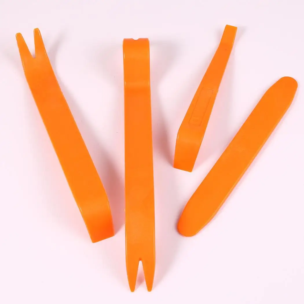 

4PCS Car Audio Disassembly Tool Auto Car Removal Repairing Pry Tools Kit Panel Plastic Trim Removal Tool Set High Hardness