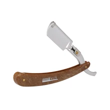 Ручная бритва, профессиональная, с прямым краем, из нержавеющей стали, острая, Парикмахерская бритва, складной нож для бритья, бритье бороды, без лезвия