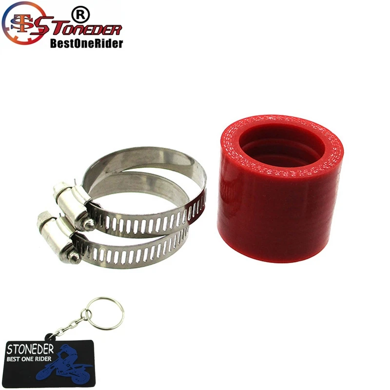 

STONEDER Red Carburetor Carb 30mm Intake Pipe Rubber Manifold Adapter Boot Sleeve Joint For Pit Dirt Bike Motorcycle