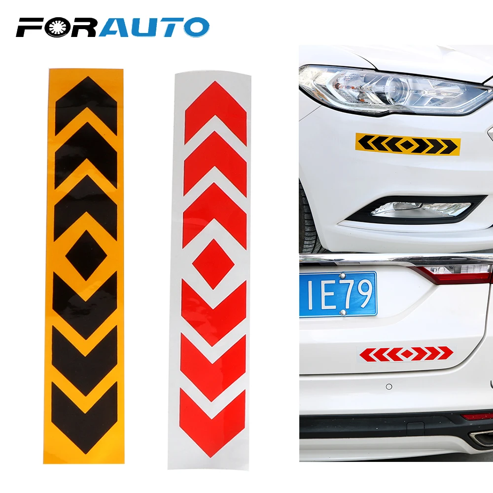 

Arrows Pattern Motorcycle Reflective Warning Sticker Trailer Car Reflective Sticker Safety Warning Tape Decals Decoration 30*5cm