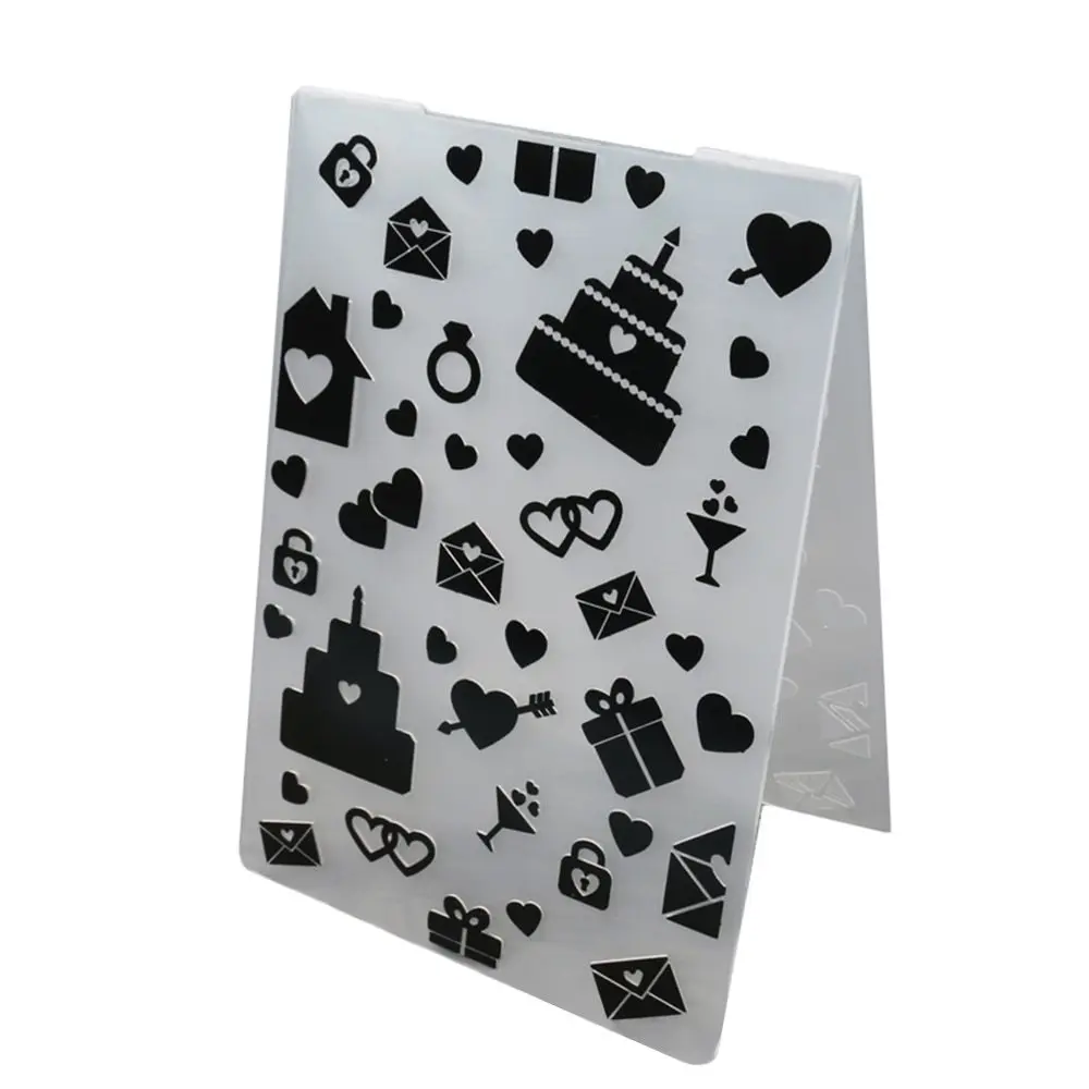 

Plastic DIY Cake Stencil Baking Mold Cutting Dies Plastic Decorative Embossing Folder Cake Biscuit Baking Mold