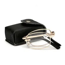 Для женщин мужчин складной двойной свет очки для чтения далеко рядом двойной применение HD смола линзы унисекс очки при дальнозоркости 1,0-4,0 R139