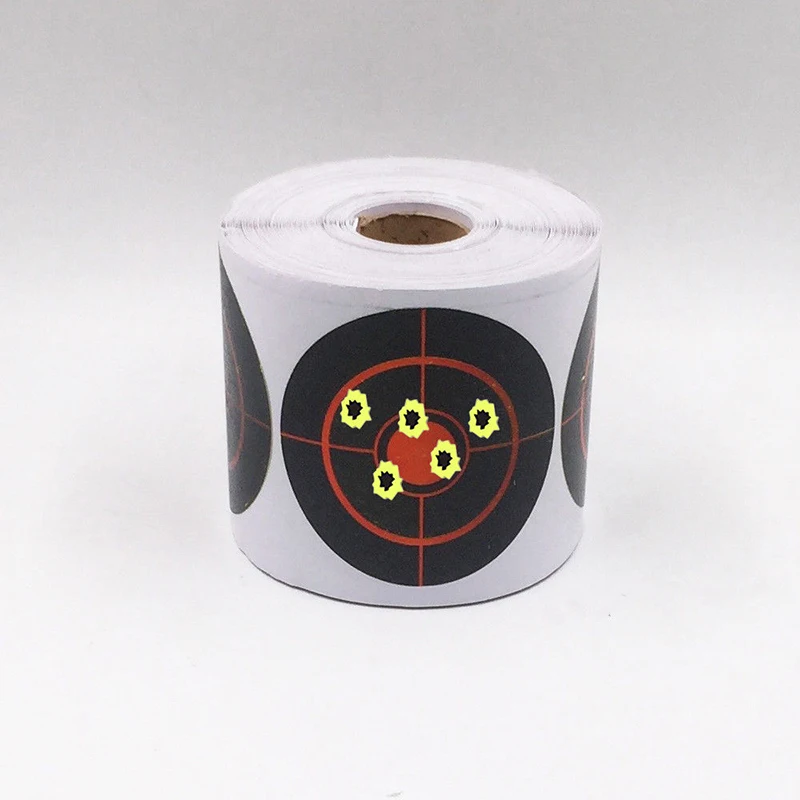

Diameter 7.5cm Archery Splatter Target 250Pcs/Roll Shooting Stickers Set