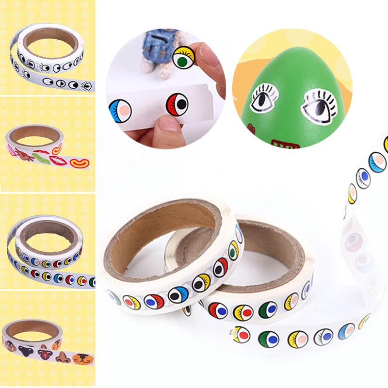 

Decorative Eyes Nose Pattern Tape for DIY Scrapbooking Craft Accessories