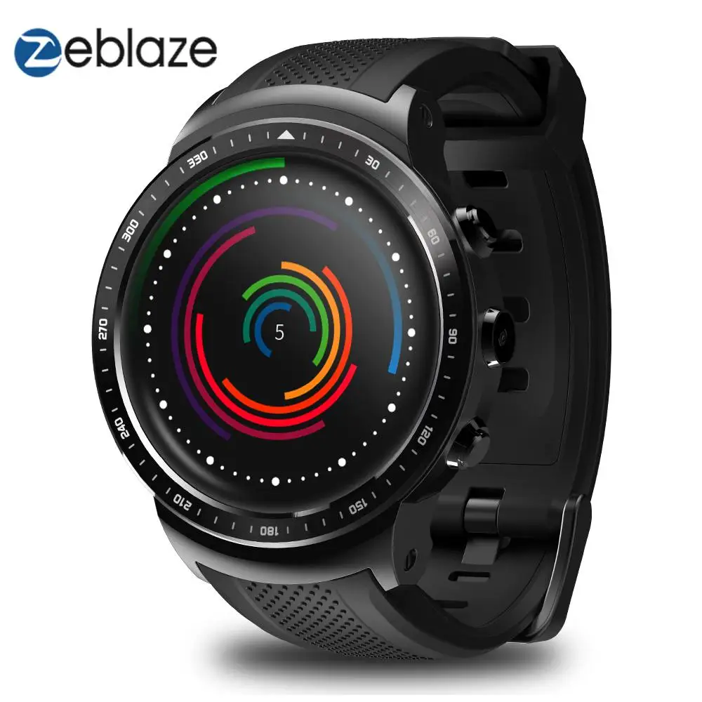 

Zeblaze Thor PRO 3G GPS Smartwatch Android Smart Phone Watch Men Fashion Sports Bracelet Camera SIM Dial Heart Rate Monitor