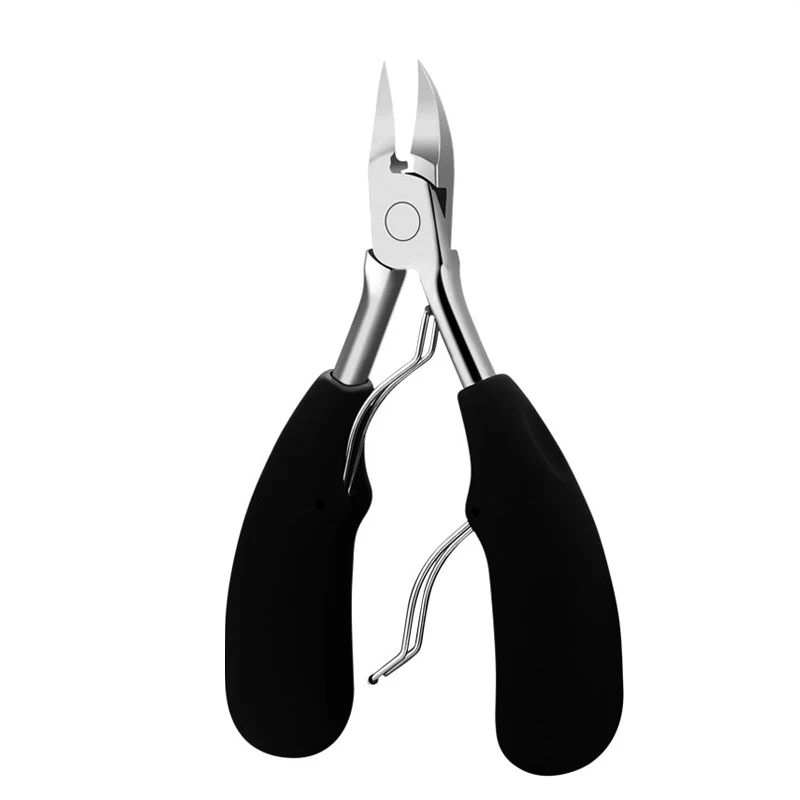 

FUNN-Stainless Steel Manicure Professional Tool Toe Finger Nail Art Clippers Nail Cutter Toenail Scissor Double spring