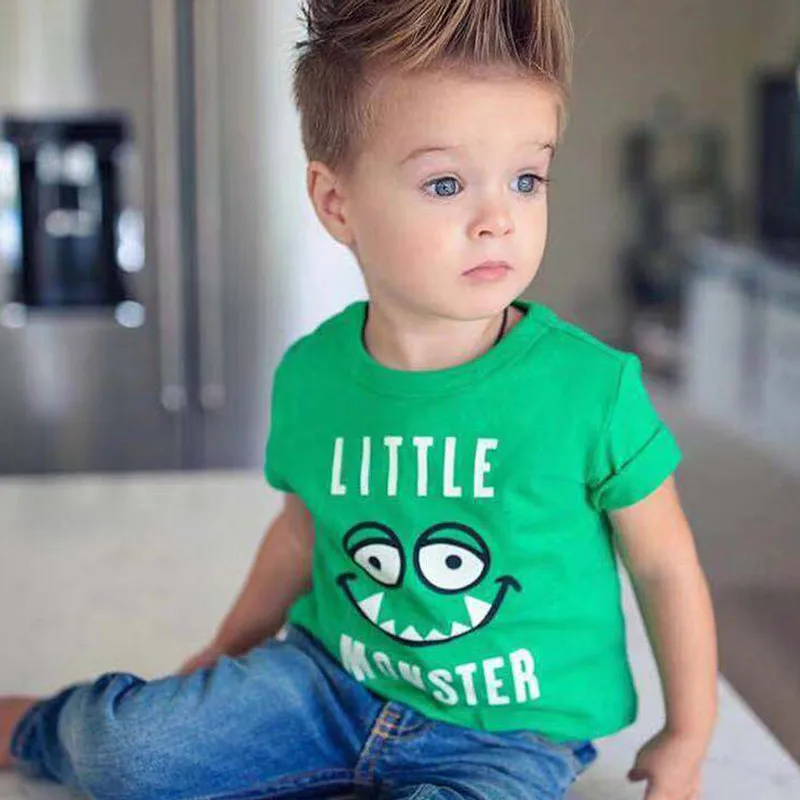 Summer Letter Printed Baby Children Boys T-shirt Short Sleeve Summer Cotton Tops T-shirt Children Basic Clothes Summer Letter Printed Baby Children Boys T-shirt Short Sleeve Summer Cotton Tops T-shirt Children Basic Clothes