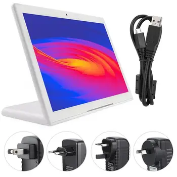 

10.1in 1 + 8G Touch Quad-core IPS HD Display L-type Advertising Machine for Android 6 100-240V