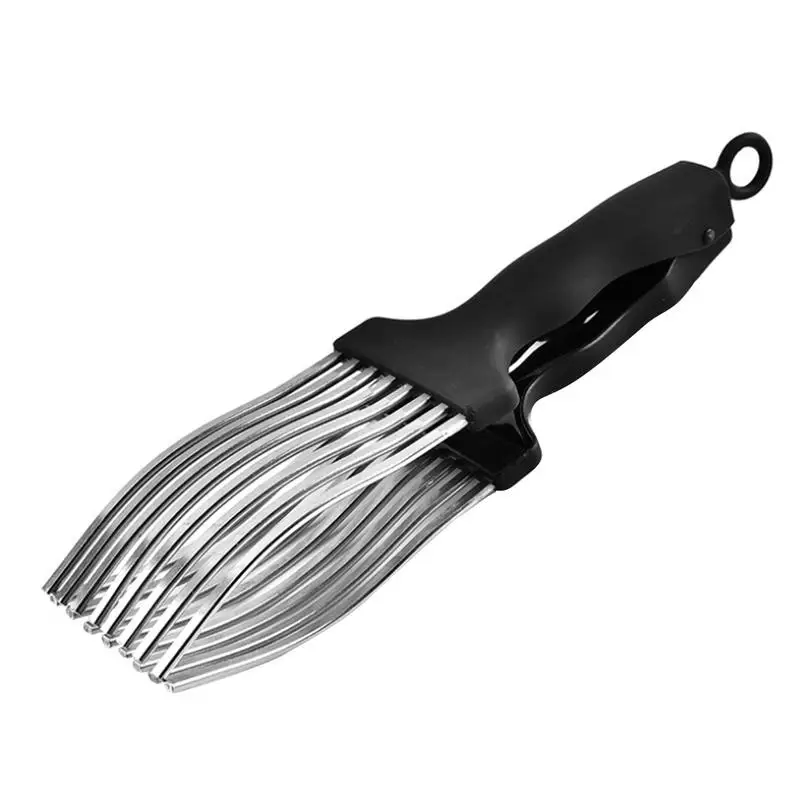 

New Multi - Function Stainless Steel Tongs Kitchen Slicer Ham Clip High Hardness Good Strength Outdoor Barbecue Clip Fashion