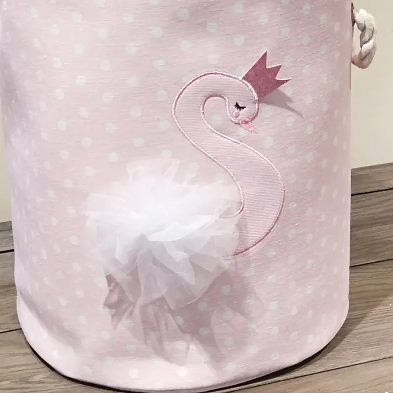D35XH40cm القذرة سلة الغسيل 2019 جديد الوردي بجعة سلة تنظيمية للأدوات الرباط سلات تخزين للعب الكتب D35XH40cm القذرة سلة الغسيل 2019 جديد الوردي بجعة سلة تنظيمية للأدوات الرباط سلات تخزين للعب الكتب