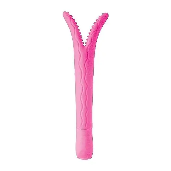 Get  Seduce Me Twin Climaxer-Pink Consolator Dildo Vibrator