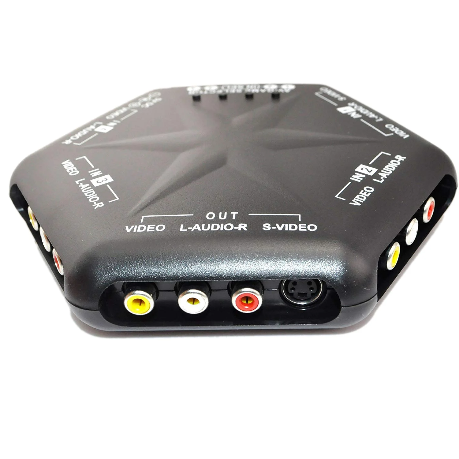US Plug 5 способов 4 порта в 1 выход видео аудио S Video игры AV Переключатель коробка