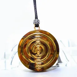 Crystal Chakra Orgonite Energy Pendant Aura Crystal Necklace Women's Resin Decorative Craft Jewelry Gather Wealth Transport Crystal Chakra Orgonite Energy Pendant Aura Crystal Necklace Women's Resin Decorative Craft Jewelry Gather Wealth Transport