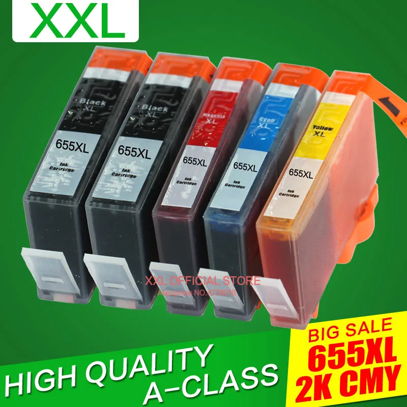 For HP 6525 Ink cartridge for HP Deskjet 6525 ink Advantage Printer ink