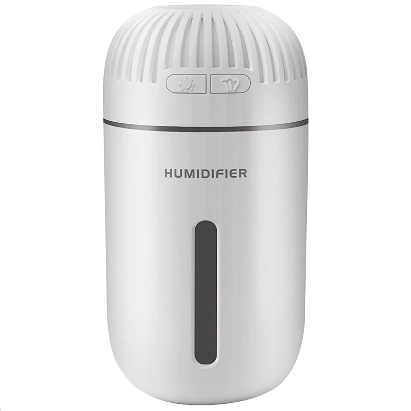 

Mini Humidifier,Small Humidifier For Bedroom Baby With 350Ml Water Tank, Whisper Quiet Operation, Automatic Shut Off And 7 Col