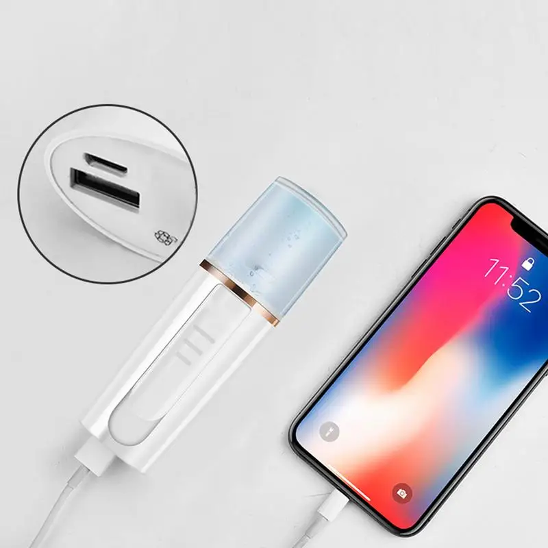 40 мл нано распылитель увлажняющий увлажнитель usb зарядка ручной Пароварка для