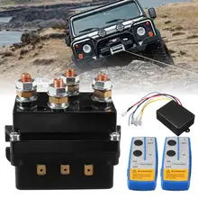 Universale Solenoide Twin A Distanza Senza Fili di Controllo del Regolatore di Recupero 4x4 12V 500Amp HD Contattore Verricello Controllo