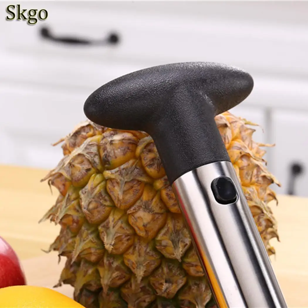 

Fruit Stainless Slicer Peeler 118g Pineapple Peeling Manual Multi-functional Steel Geometric Cut Corer