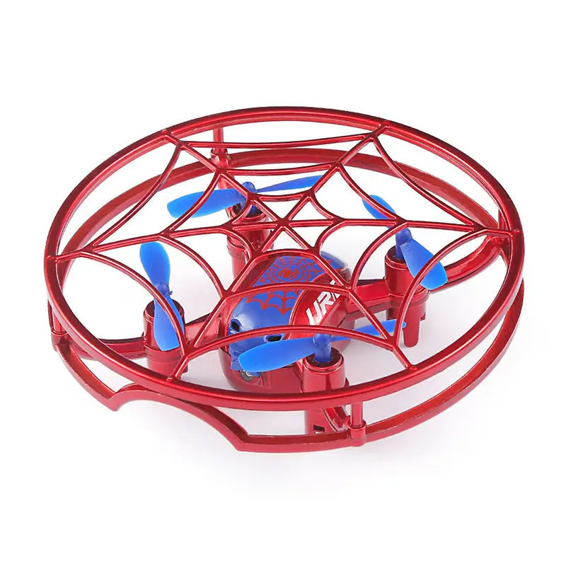 2018 New Hot JJRC H64 For Spiderman G-Sensor Control Voice Prompt Altitude Hold Mode RC Drone Quadcopter Blue Red