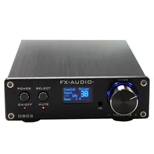NFJ и FXAUDIO FX аудио D802 80Wx2 192 кГц коаксиальный/оптический/USB класса D Цифровой Мощность усилитель + пульт Управление