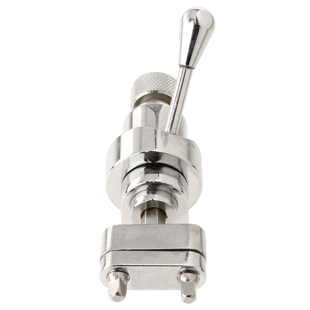 Tooyful Metal Snare Drum Throw Off Clamp Strainer Regulator with Mounting Screws Silver Drum Strainer for Drum-player drum percussion accessories drum accessories drum screws