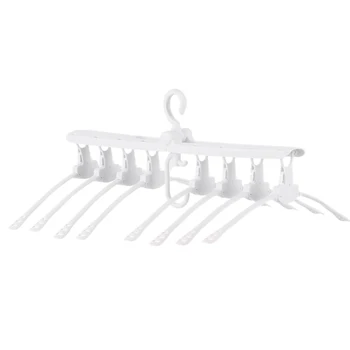 

Multi-layers Folding Non-Slip Clothes Hanger Rotation Hanging Laundry Rack Collapsible Detachable Space Saver Drying Hanger