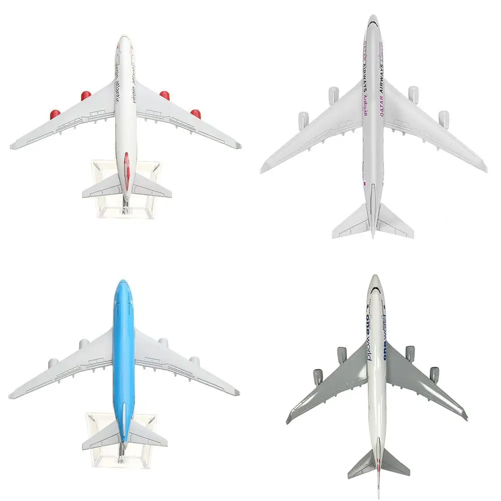 Коллекция B747 KLM модель 16 см металлическая самолета строительные наборы игрушки