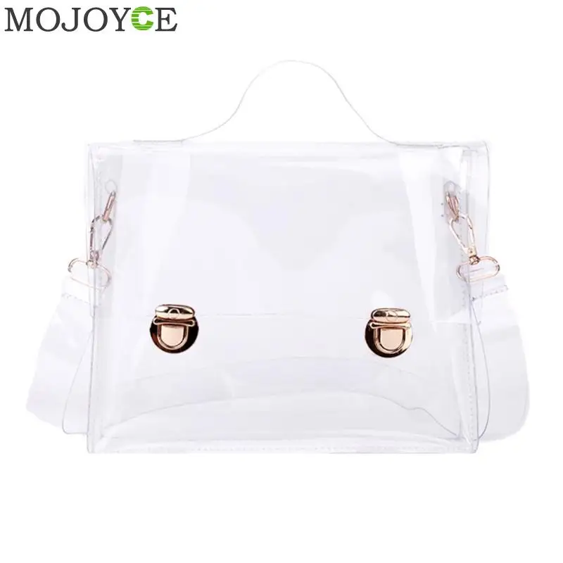 Женская летняя пляжная сумка из прозрачного ПВХ, водонепроницаемые маленькие сумки через плечо, сумки-мессенджеры
