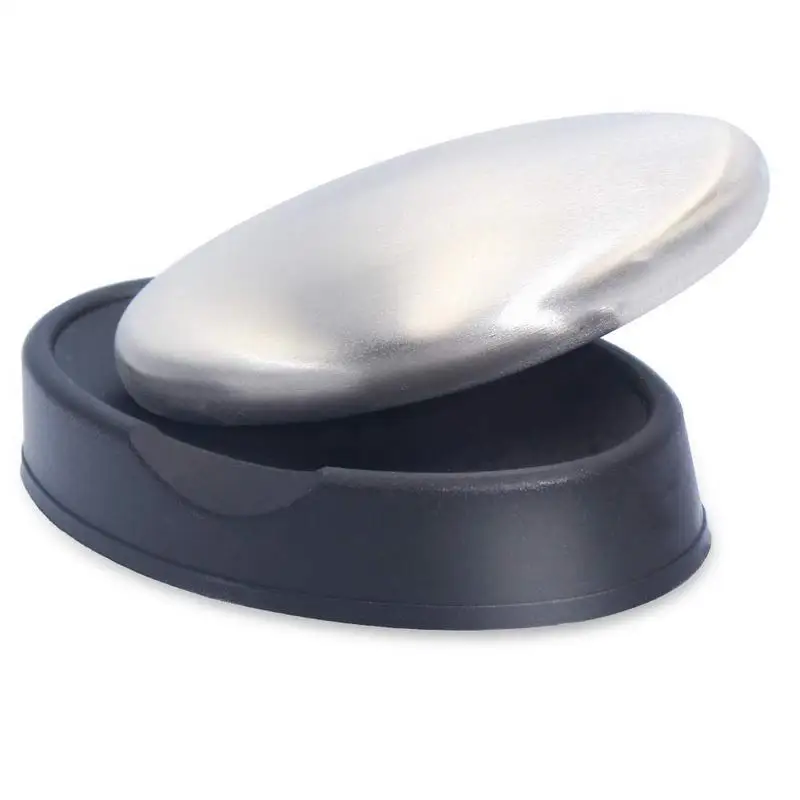 

304 Stainless Steel Soap Removing Onion Fish Odor Metal Soap Creative Hand Soap German Kitchen Gadgets
