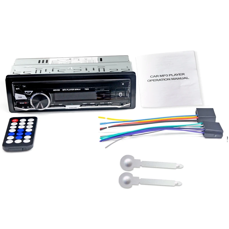 Автомагнитола 1din Bluetooth Fm Mp3 Usb Sd Mmc Aux|CD-плеер для авто| |