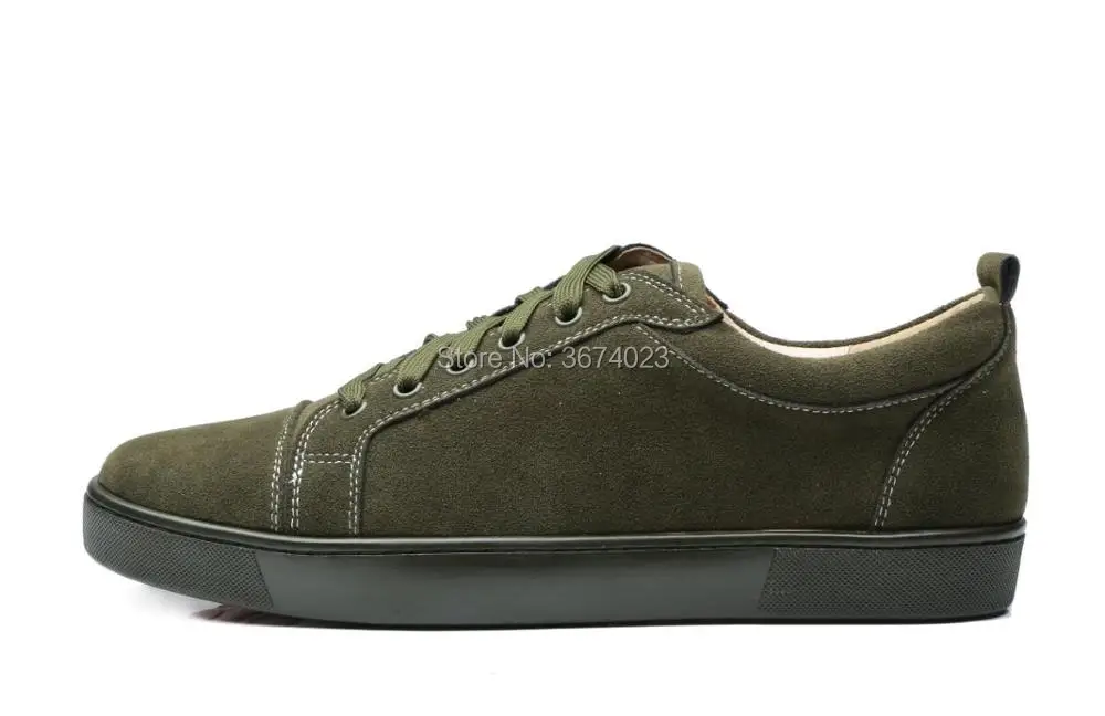 color 10 47 Chaussures Top Sneakers color En Armée Vert Qianruiti color 7 color Plus color 3 color color 39 Low Casual 1 Daim 4 color 6 9 Taille Color Beige Bout 2 Rond Plat Hommes color 5 8 YDHWE29I