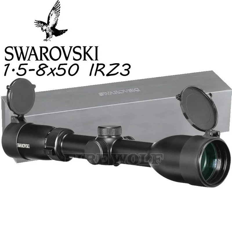 

Tactical Imitation Swarovskl 1.5-8x50 IRZ3 Rifle Scopes F15 Red Dot Reticle Hunting Riflescope