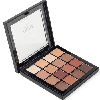 

Eyeshadow 16 Colors Waterproof Matte & Shimmer Neutral Palette Pop Colos Blendable Eye Shadow Powder Long-lasting Cosmetics