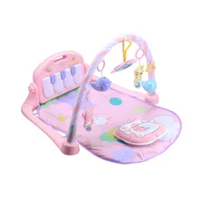 95x78x46 см, многофункциональный детский коврик для занятий спортом, тренажерного зала, премиум-класса, с педалью из мультфильма, фортепиано, музыкальный игровой коврик, фитнес-рамка с подушкой в подарок