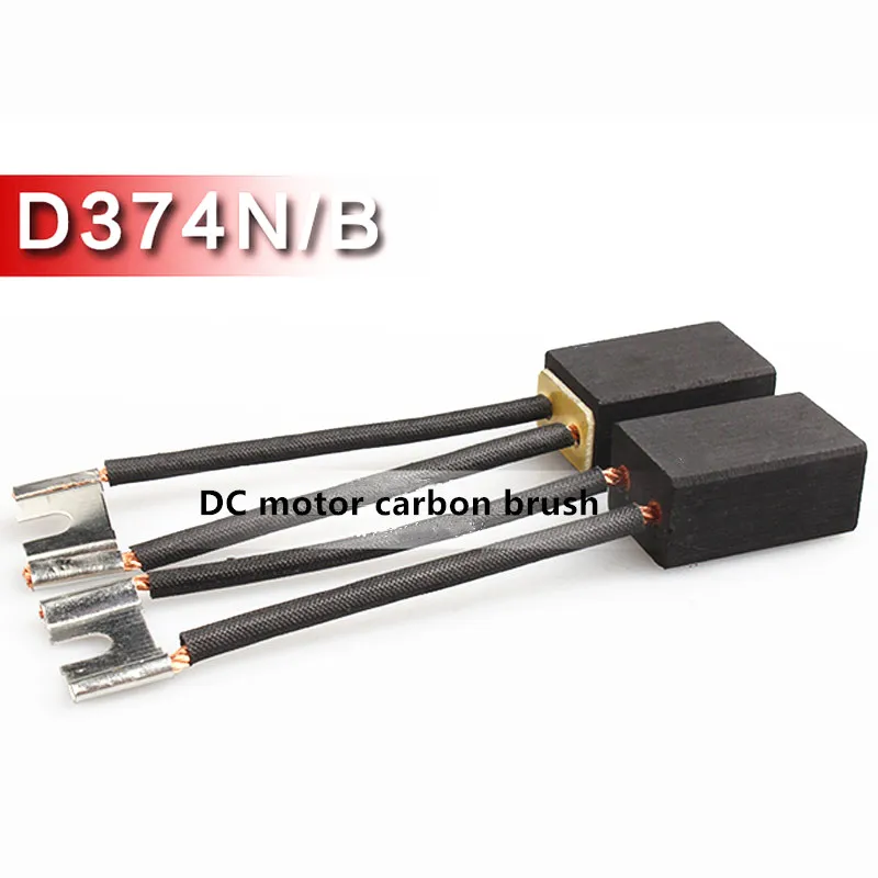 

Wear-resistant Graphite DC Motor Carbon Brushes D374N Double Line Carbon Brush 10 12.5 16 20 25 30 32 40 50 60mm,J18462