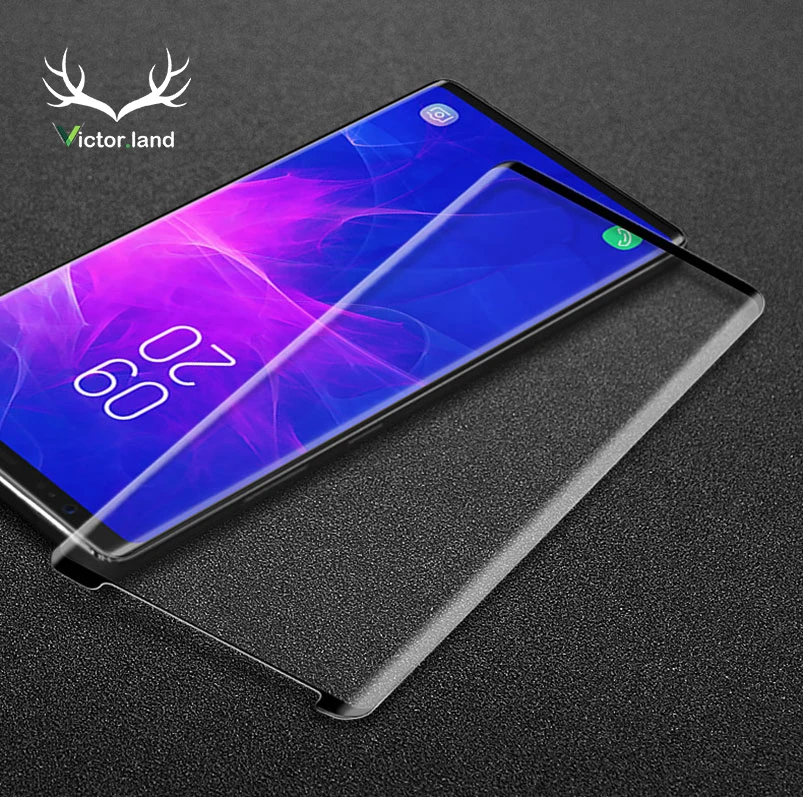 

FULL GLUE Film Tempered Glass For Samsung galaxy Note 10 s10 E plus Note 9 Screen Protector Curved Edge Case Friendly
