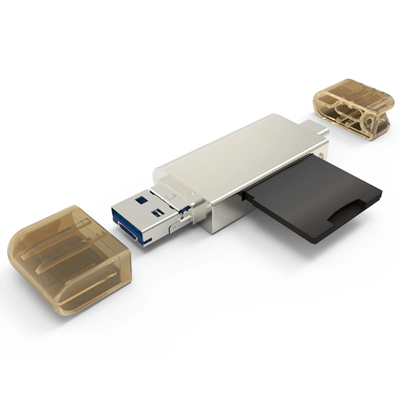 Алюминиевый сплав все в 1 Usb 2 0 Type C кардридер Sd Tf Micro Android телефон Otg карта памяти